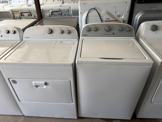Whirlpool washer and electric dryer HE 3.8&0 CUFT with removable agitator