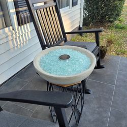 Brand New, Extra Large 18inch CONCRETE BIOETHANOL fire Bowl. 