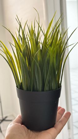 FEJKA Artificial potted plant, indoor/outdoor grass