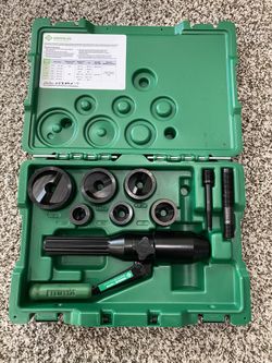 Greenlee Knockout Set.