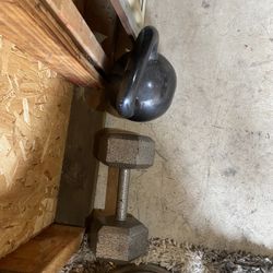Dumb Bells And Hand Weight Each One Is 55 Pound 