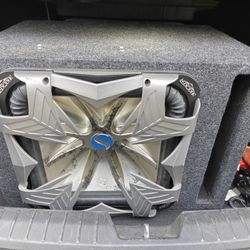 Kicker 15" L7 Subwoofer In A Ported Box With Kicker Amp