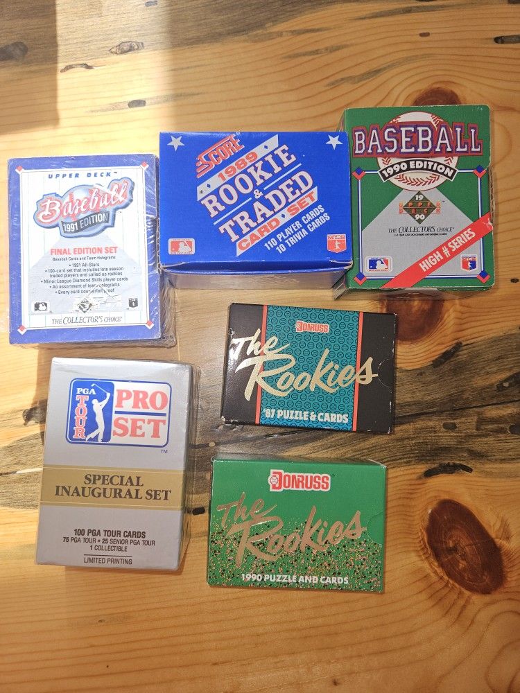 Several Sports Cards Sets Griffey And Bonds Rookies