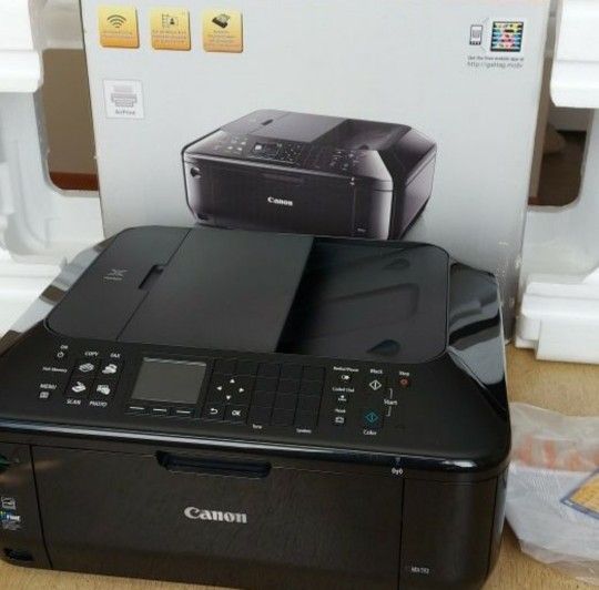 Canon PIXMA MX512 Wireless Office All-In-One Printer/Copier/Scanner/Fax Machine 1 Owner, Used 20 Times, No Scratches, Flawless, Like New In Box Rarely