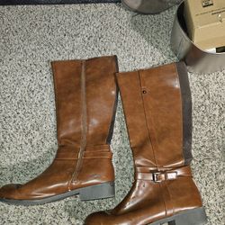 NWT American Eagle Maisie Cognac Knee-High Boot Sz 11