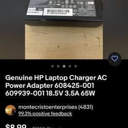 Original Hp Laptop Charger