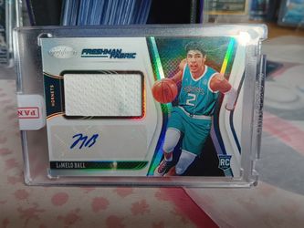 LaMELO BALL RPA) ROOKIE PATCH AUTO SEALED FROM PANINI 450.00 Obo trades Also