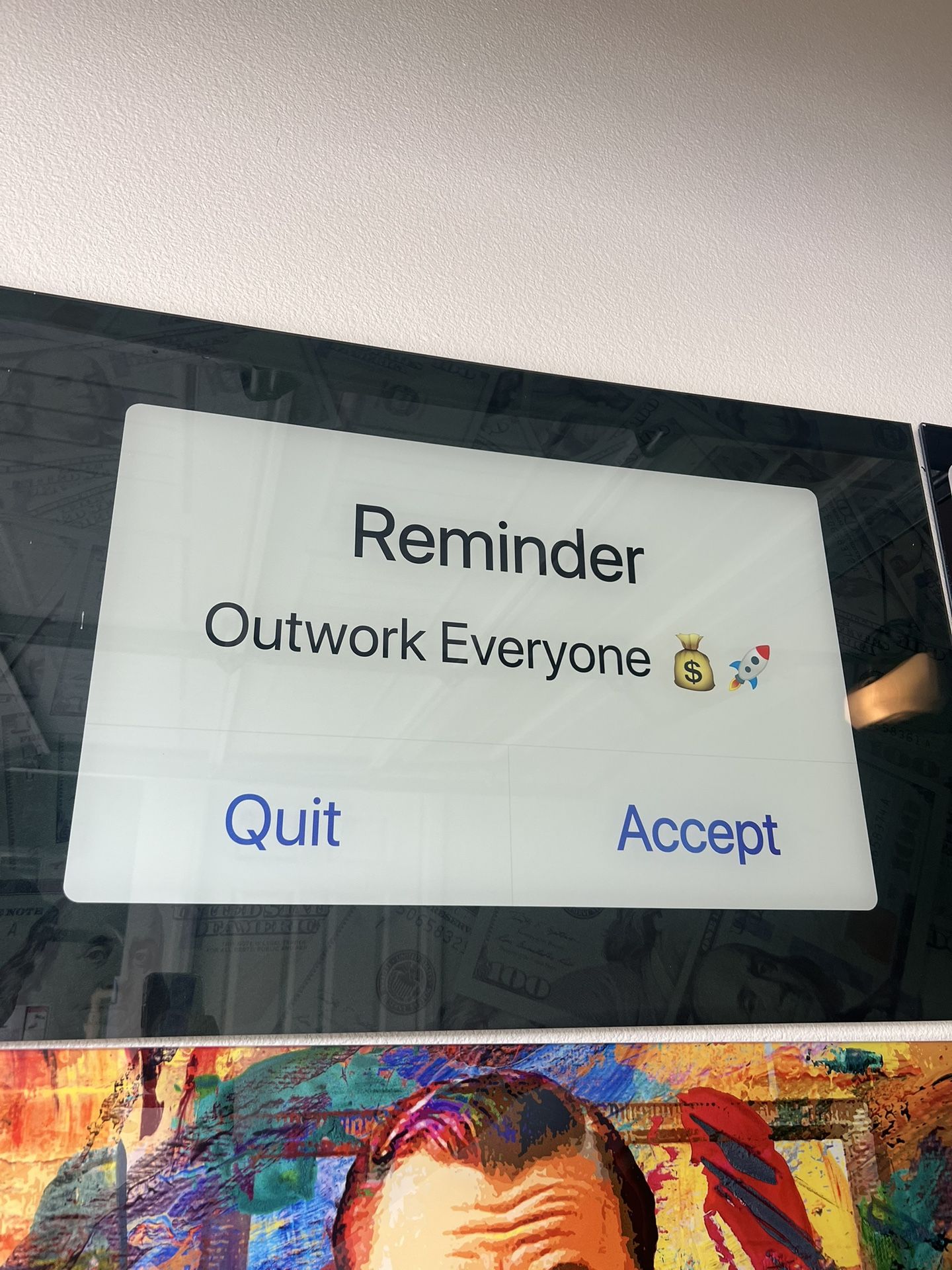 Gloss Art Paint Reminder 