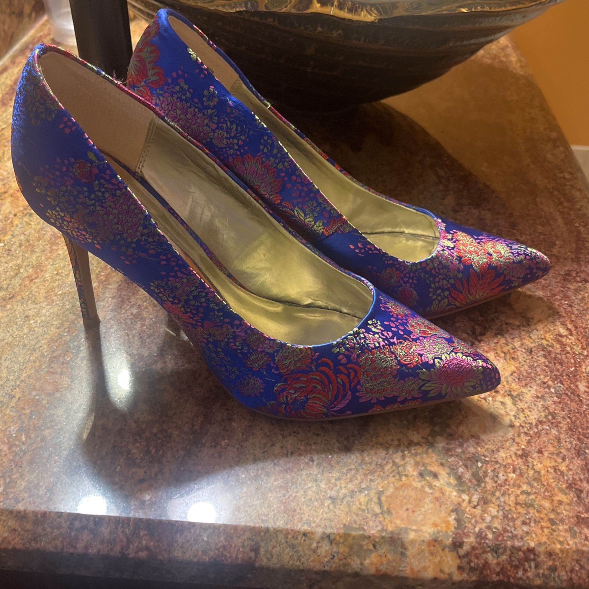 Blue Colorful Heels 👠 