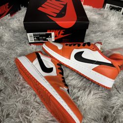 Air Jordan 1 Low Starfish Shattered Backboard Sneakers, Size 4Y CZ0858-801