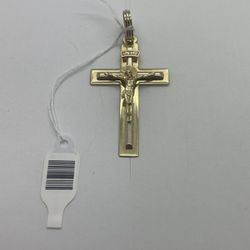 14K Cross Pendant 