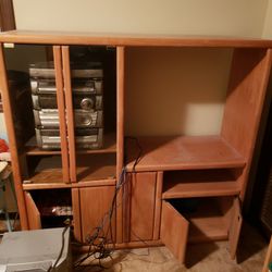 Oak Entertainment Center