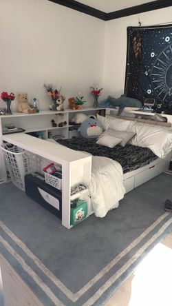 full sized shelf bed