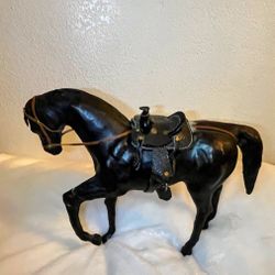 Leather Horse Figurines, 1950s