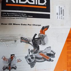 Ridgid 12in. Dual Bevel Sliding Miter Saw 