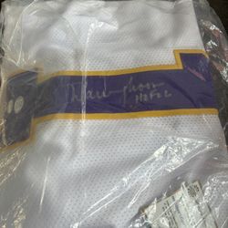 Warren Moon Autographed Jersey