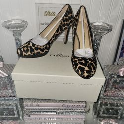 Coach Leopard Print Heels 👠 