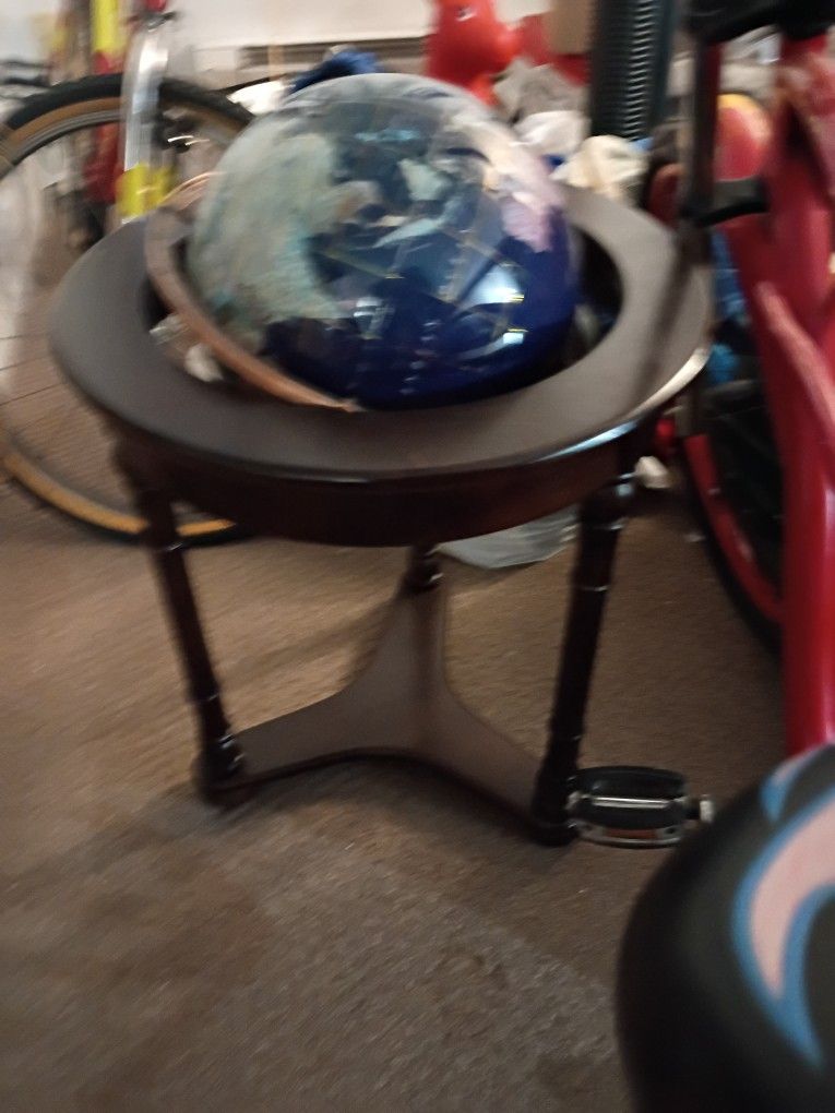 World Globe On Stand