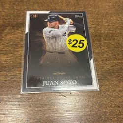 New York Yankees Juan Soto 2024 All Topps Team