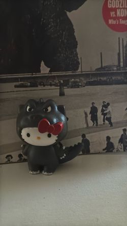 Hello kitty x Godzilla collab