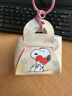 Mini Snoopy Purse Keychain
