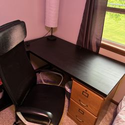 Desk And Office Chair