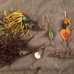Vintage Arbogast  Hawaiian Spinner Lures 