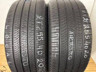 2 tires 255 40 20 Pirelli scorpion zero as no repairs
