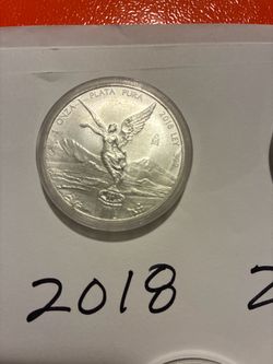 2018 Mexican Libertad 1 oz Silver Coin