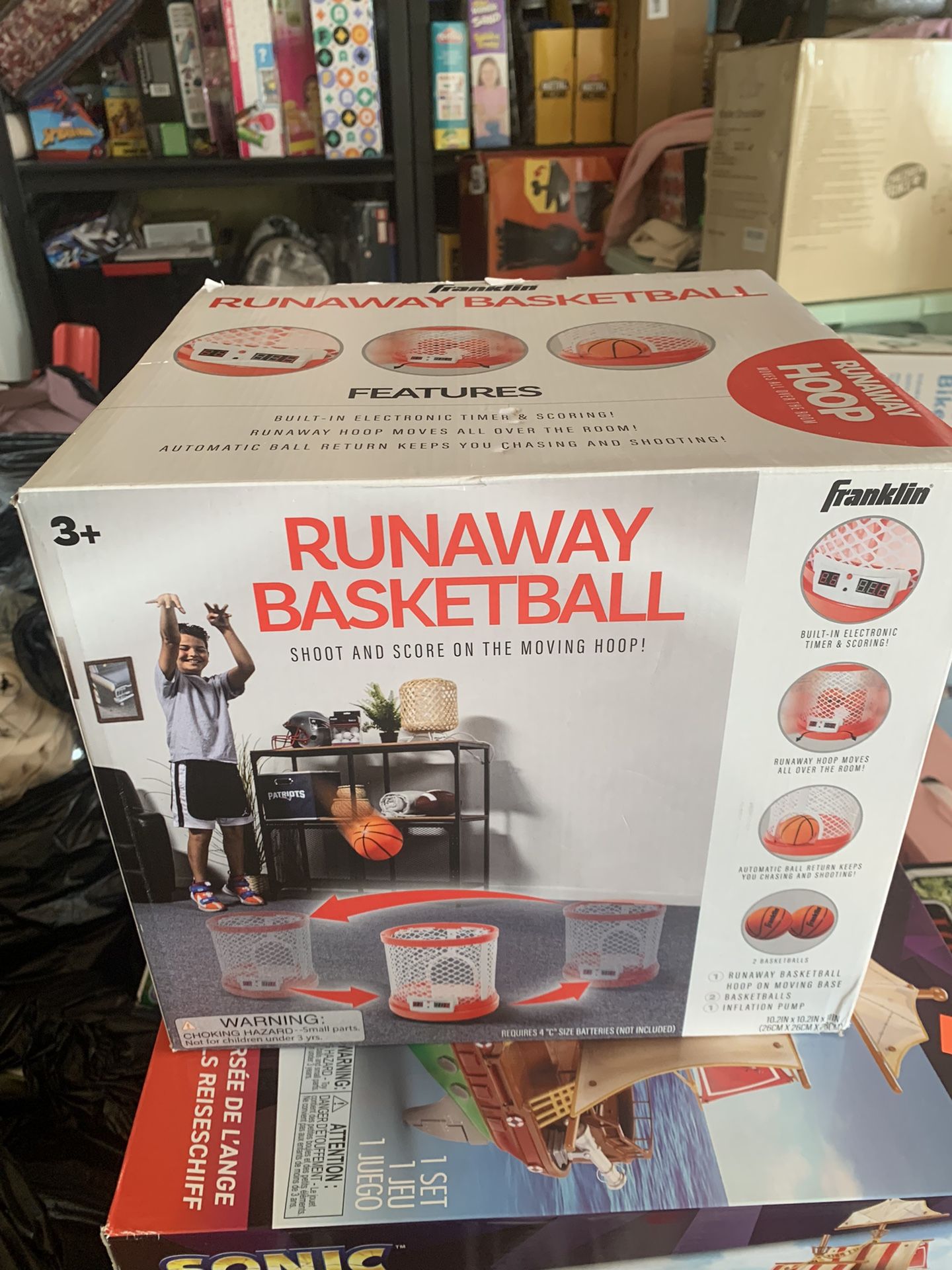Franklin Sports Runaway Floor Basketball