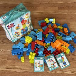 MEGA Bloks 100 Piece Set with Storage Bag