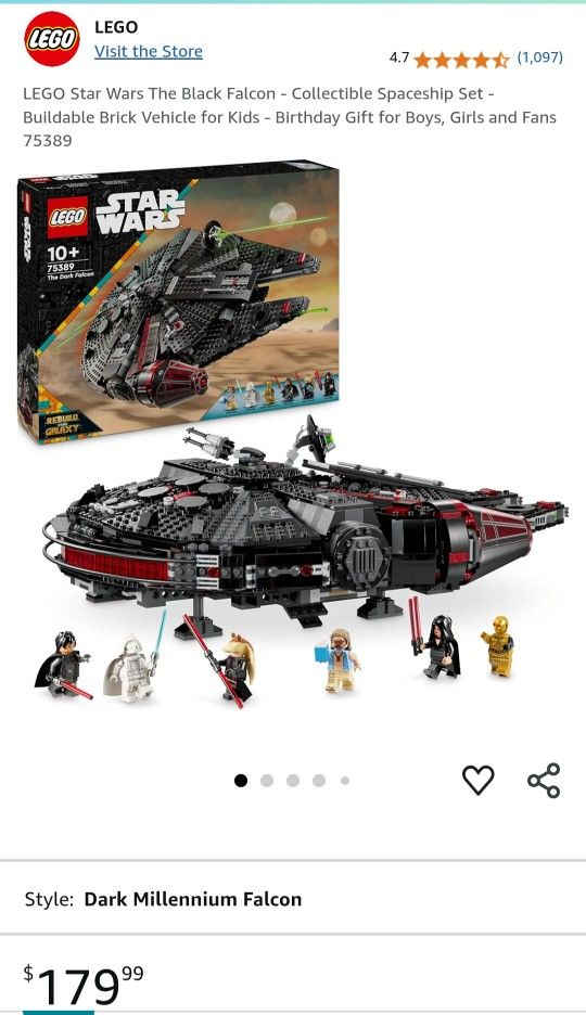 Lego Dark Millennium Falcon