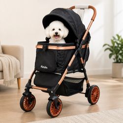 Black Pet Stroller | Stylish, Comfortable & Easy to Use