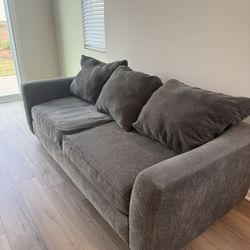 Dark Grey Couch 