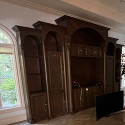 custom built-in entertainment center