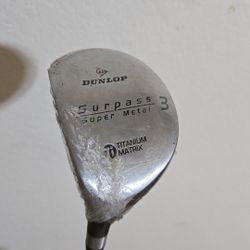 Dunlop Surpass 3 Golf Club - Titanium Matrix, New!