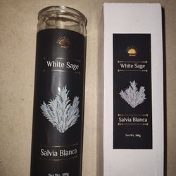 White Sage Prayer Candle