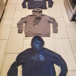 The North Face 3 Hoodies Men's Large