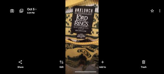 Lord of the rings sweater