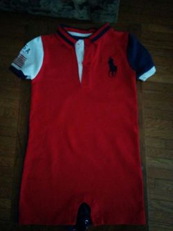 Toddler Ralph Lauren Polo onesie size 24 months