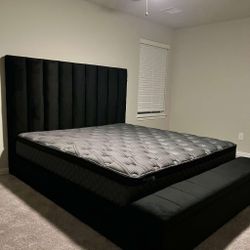 Queen Bedframe Cama Tamaño Queen 