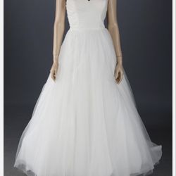 David’s Bridal Tulle Wedding Dress 