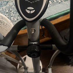 Elliptical Machine in silver.