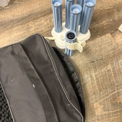 Electric Hair Heat Rollers W Stand / Clips