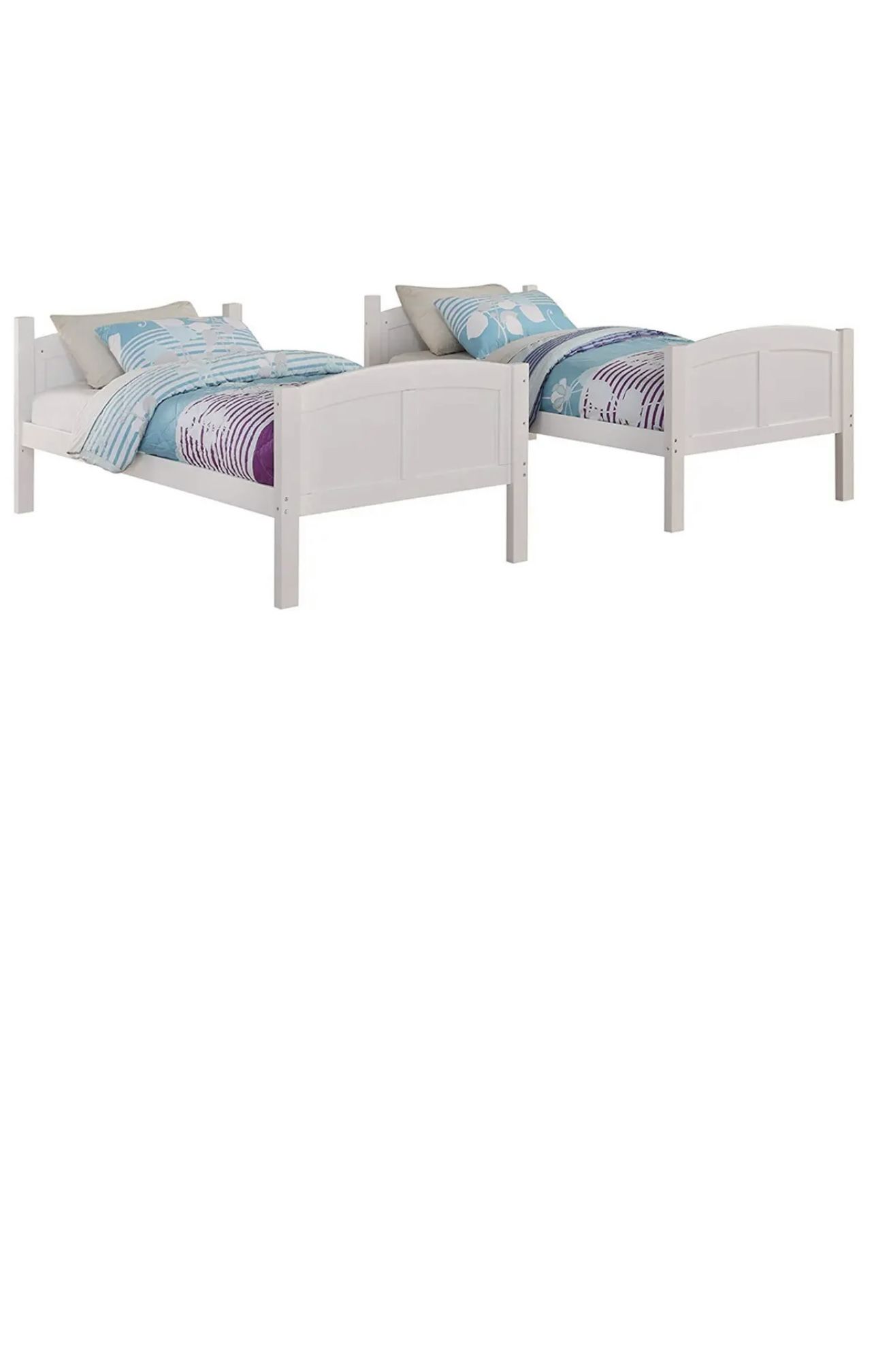 Angel line creston twin over twin wood convertible bunk bed discount