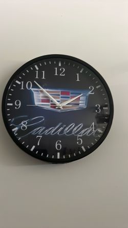 Cadillac wall clock