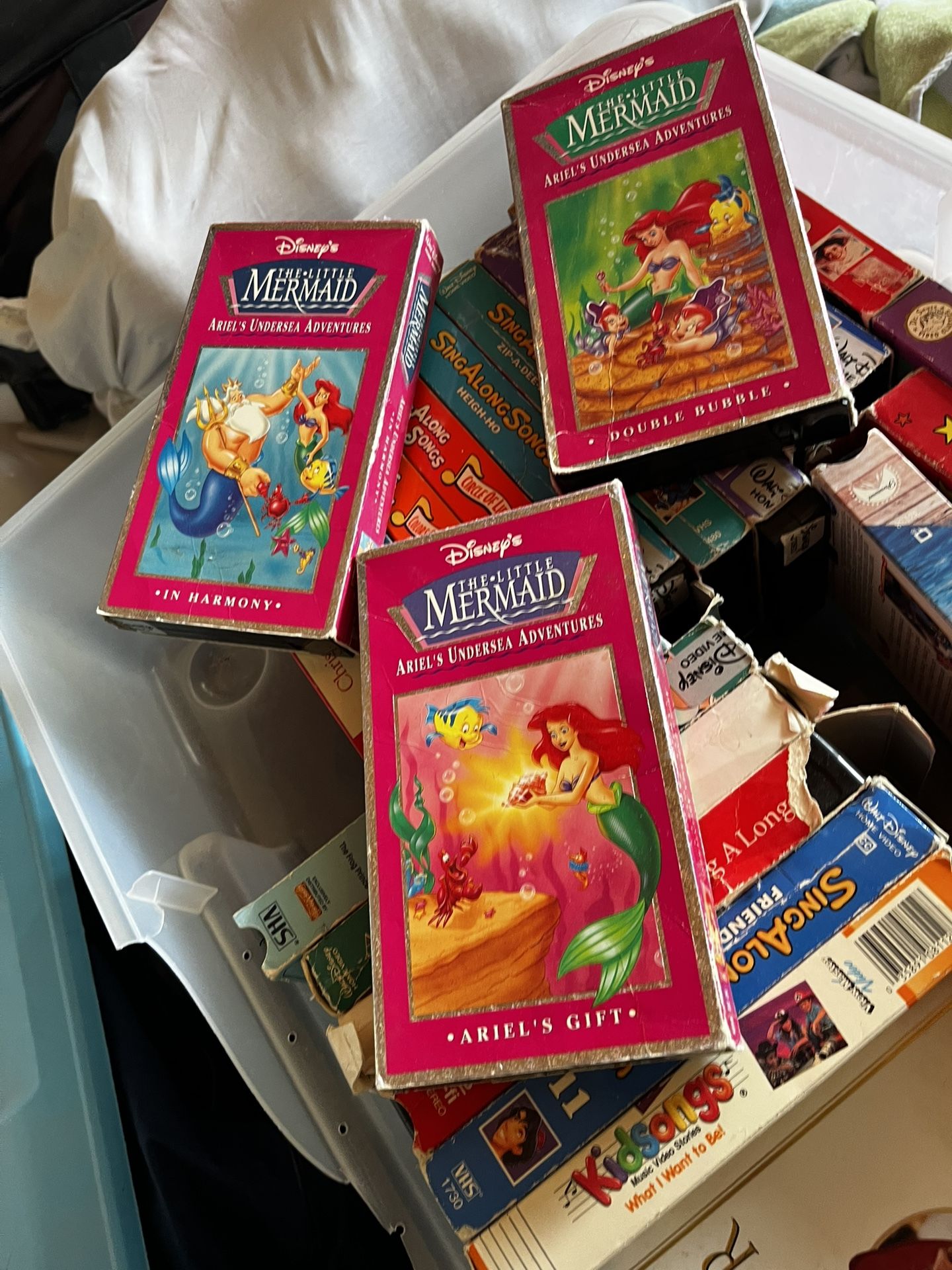 Little Mermaids Vintage VHS And Disney Movies