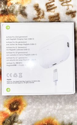 Apple AirPods Pro 2nd Generation with MagSafe Case 👉$80 (New)👈
