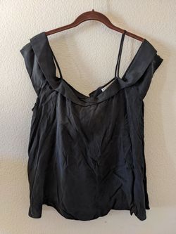 Anthropologie Paper Crown Oversized Off Shoulder Top, Size L