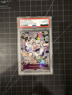 One Piece Luffy OP05 #119 Graded 10 Proxy